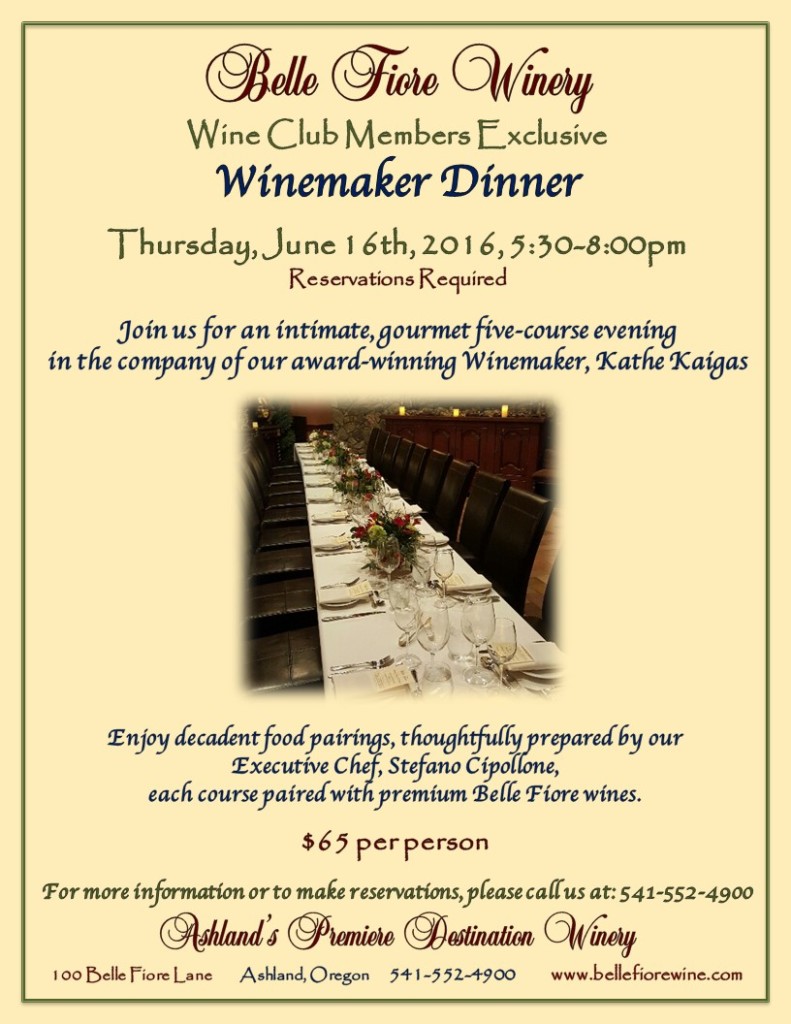 Winemaker Dinner 6-15-16